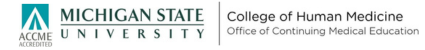 AACME logo and Office of Continuing Medical Education logo.